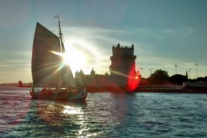 2-Hour Lisbon Traditional Boats Sunset Cruise with White Wine - Jerónimos Monastery and Belém Tower: the Tagus makes the Manueline style pop