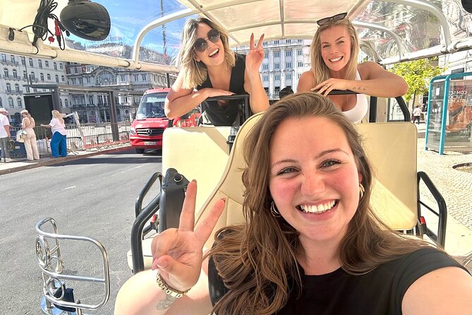All City Premium Private Guided Tour by Tuk-Tuk in Lisbon - Bairro Alto from Sao Pedro de Alcantara: narrow streets and tiles