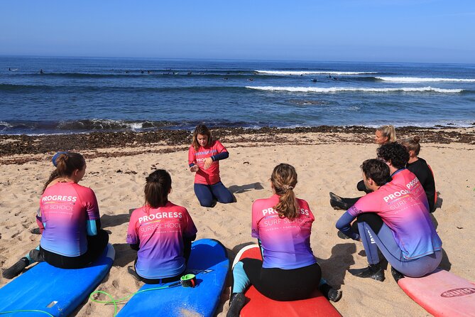 All Level SURF CLASSES in Ericeira (Beginner, Intermediate & Advanced) - Pricing that makes sense: $72.01 for two hours plus pickup and instruction