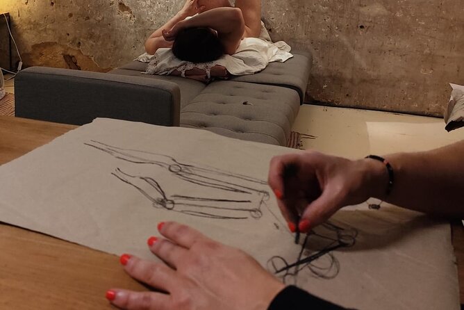 Art & Sip with Live Model - What “Art and Sip” means here: wine, music, and a creative room