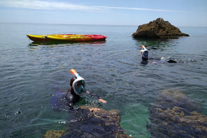 Award Winner Premium Kayak and Coasteering Adventure with Lunch - Lapa de Santa Margarida: fossil sea caves and hands-on wonder