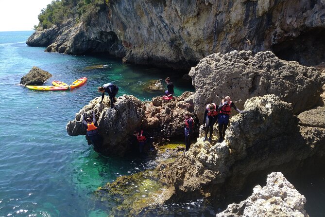 Award Winner Premium Kayak and Coasteering Adventure with Lunch - Forte de Santa Maria da Arrábida: the mountain-top payoff