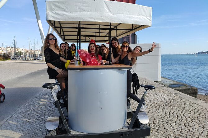 Beer Bike Ride in Lisbon - A beer bike in Belém: the riverfront that makes it feel like a real tour