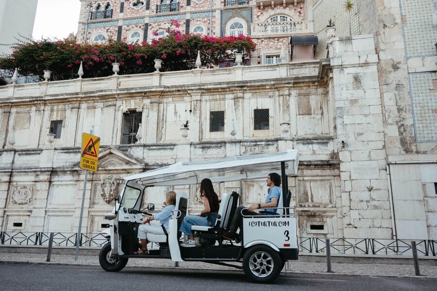 Belém: Private City Tour by Eco Tuk Tuk - 25 de Abril Bridge: views you can enjoy without committing to a long detour