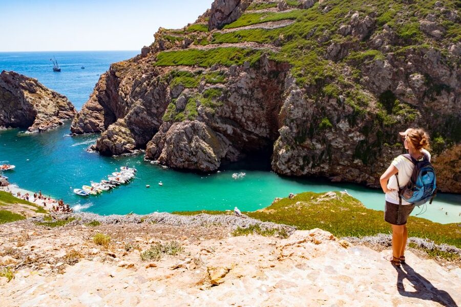Berlengas The Atlantic Frontier: Day Tour from Lisbon - Caves and the glass-bottom boat: tide changes the route