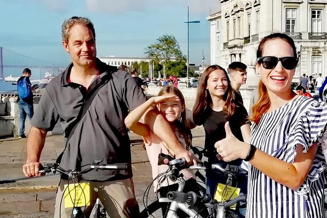 Bike Tours Lisbon - Center of Lisbon to Belém - Praça do Comércio, where the route gives you instant Lisbon scale