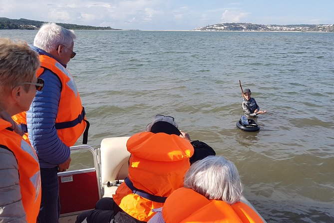Boat tours in the Óbidos Lagoon - A swim break from the boat: what to expect and how to prepare