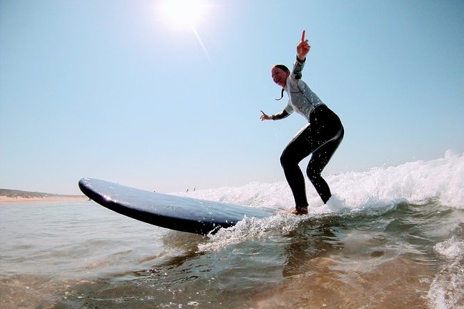 Caparica Surf Experience - Stop 2: Arriba Fossil on the Costa de Caparica, building skills with real coastline variety