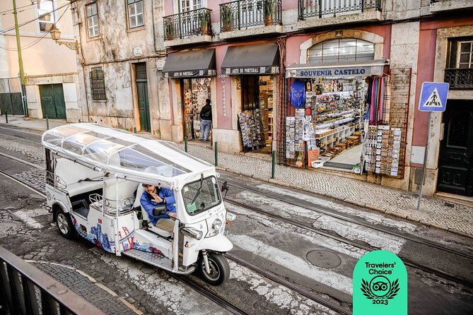 Expert Lisbon Tour with Local Guide in Private Eco Tuk Tuk - Private Eco Tuk-Tuk Basics, What It Feels Like in Lisbon