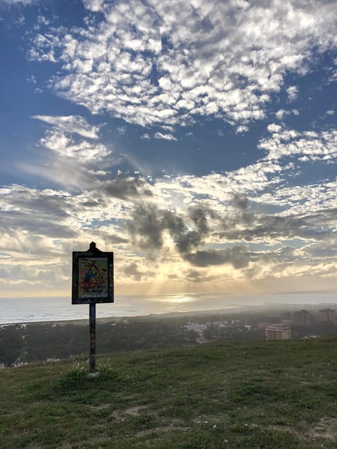 From Lisbon: Atlantic Coast Guided Quad Bike Tour - WWII-era abandoned military compound: first big viewpoint payoff