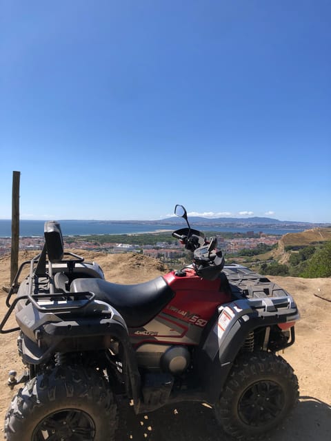 From Lisbon: Atlantic Coast Guided Quad Bike Tour - An abandoned 80s waterpark on top of the canyon