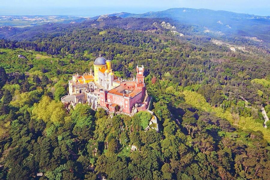 From Lisbon: Sintra Pena Palace Cascais 8-People Group Tour - Pena Palace: the guided part you will be grateful for