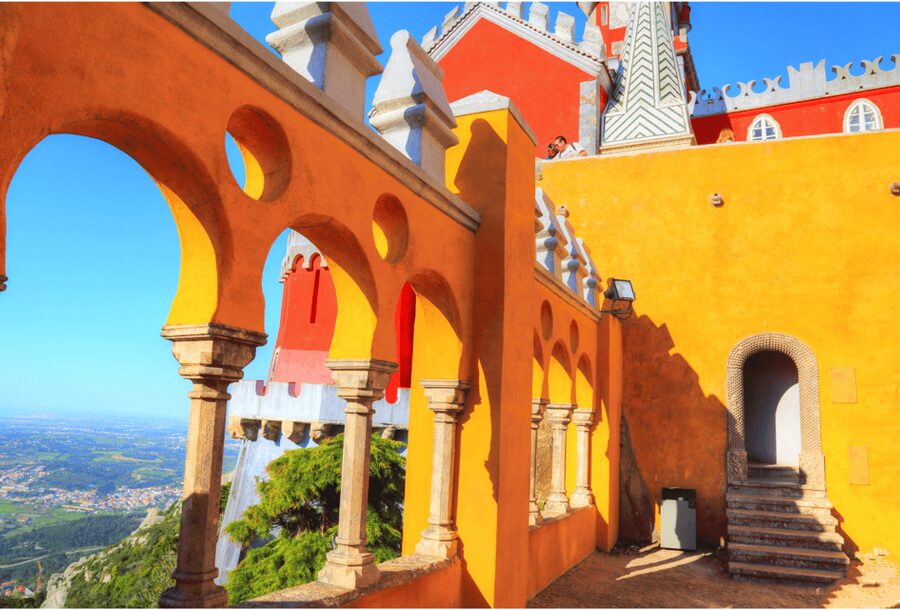 From Lisbon: Sintra, Pena Palace, Regaleira, Cabo da Roca, and Cascais - Boca do Inferno and Cascais: where the coast stops are for photos and quick scanning