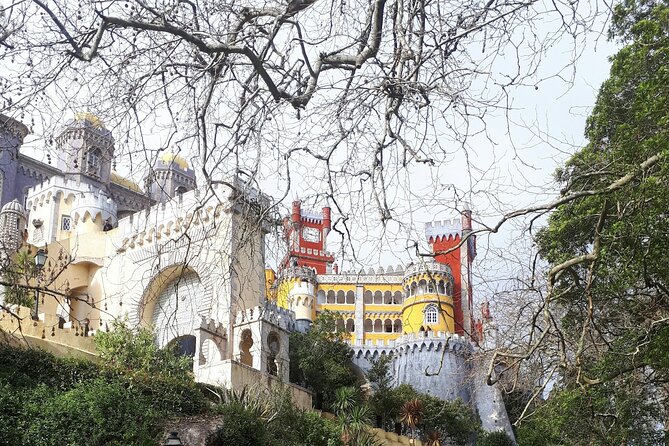 From Lisbon: small-group Sintra, Pena, Regaleira, Roca & Cascais - Pena Palace on the Hill: Romantic Color and Big Views