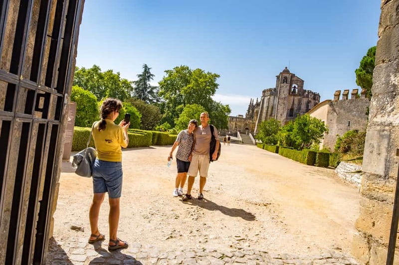 From Lisbon: Tomar, Convent of Christ & Almourol Castle - Santa Maria do Olival: Gothic calm and Templar tombs