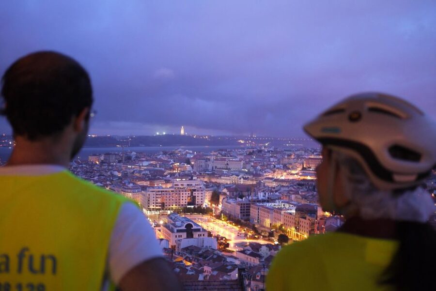 Go Lisbon by Night Electric Bike Tour - National Pantheon stop, where Portugal’s story feels personal
