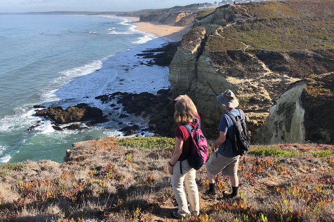 Jurassic Hiking tour to footprints of dinosaur in Espichel Cape - The Jurassic cliffs and the dinosaur footprints you can actually find