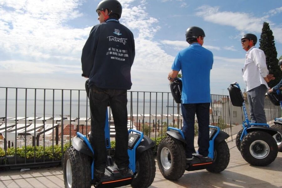 Lisbon: 2 Hour Private Segway Streets of Fado - Meet at Rua das Olarias: getting ready for the ride