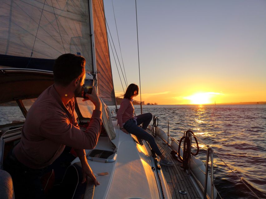 Lisbon: 2-Hour Sunset Sailing Tour on Luxury Sailing Yacht - Ponte 25 de Abril and Christ the King, where the views get big fast
