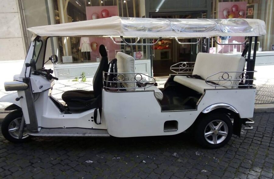 Lisbon: 3-Hour Sightseeing Tuk-Tuk Tour with Free Pickup - Lisbon from the seat of an electric tuk tuk