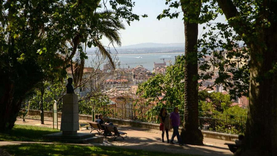 Lisbon: 3-hour tour in German to all viewpoints with a local guide - Graça and São Jorge Castle Views: A Calmer Lisbon Angle