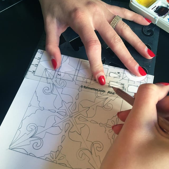 Lisbon: Azulejos' Design Create Your Own Tile Workshop - How your drawing becomes a real ceramic tile