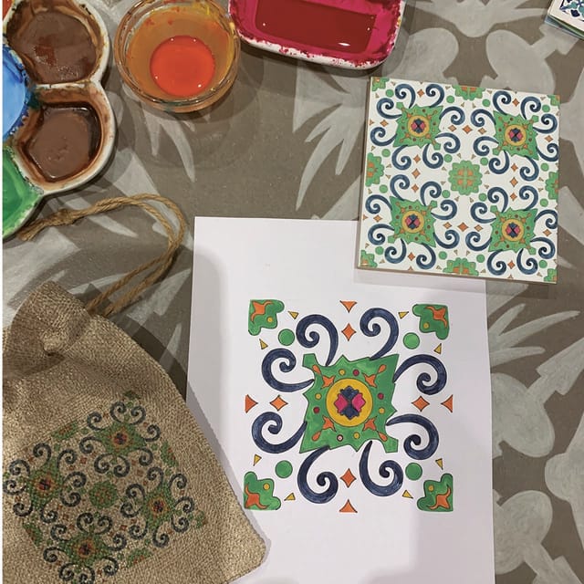 Lisbon: Azulejos' Design Create Your Own Tile Workshop - Price check: is $64 worth it for a 10 cm tile?