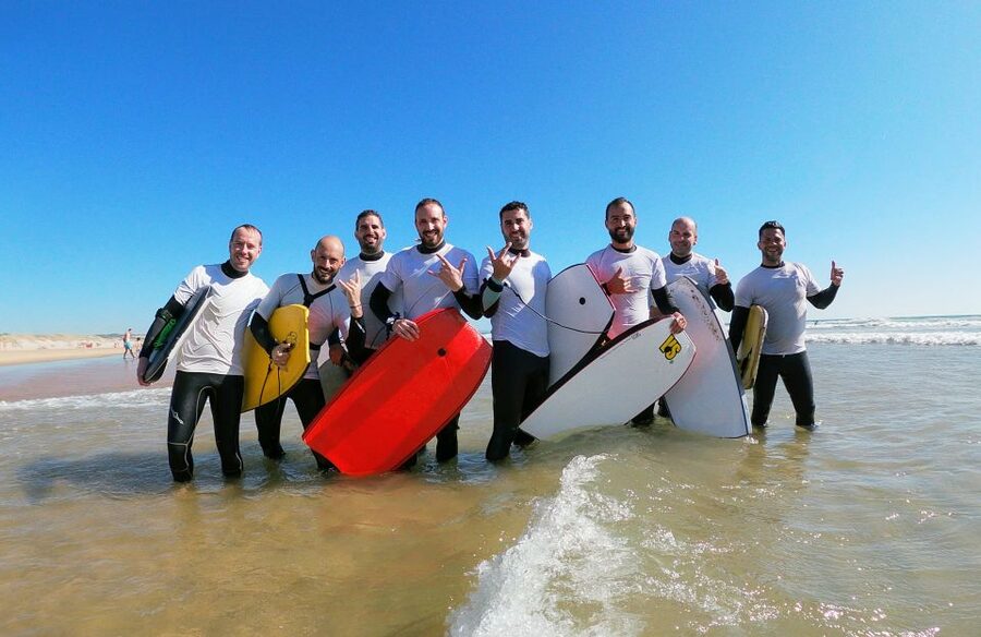 Lisbon Bodyboard Experience - Bodyboarding 101 with a Local Instructor (Nuno and Filipe)