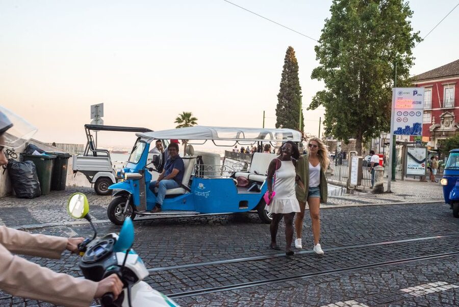 Lisbon by Tuk Tuk Guided Tour: City of Neighborhoods - Miradouro Nossa Senhora do Monte: the viewpoint that teaches you the city’s shape