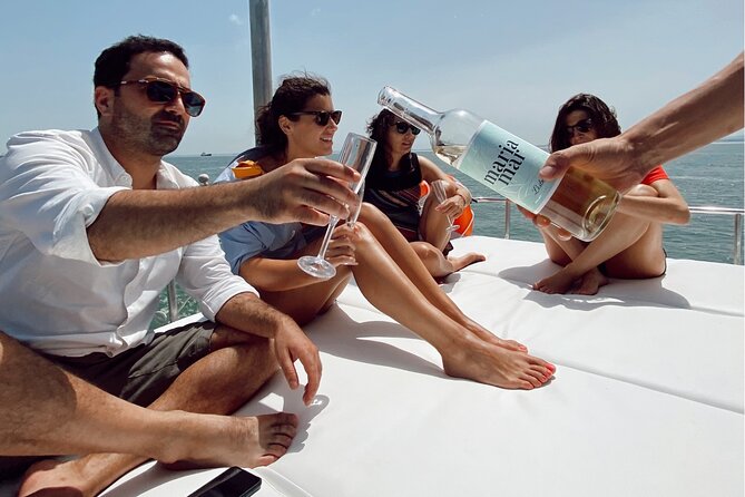 Lisbon: Catamaran Luxury Sunset and Wine Tour - Getting There Without Stress (Dockside Reality)
