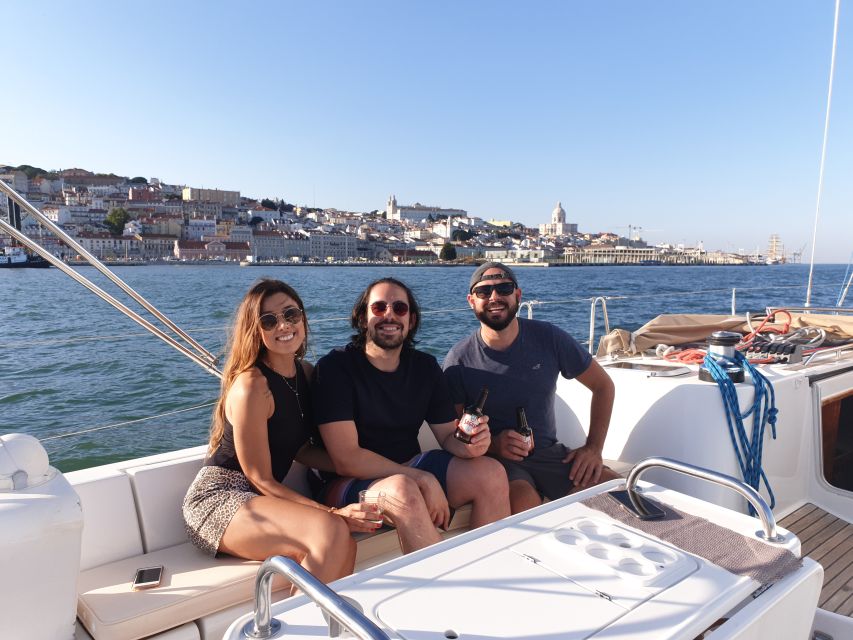 Lisbon: Champagne Sailing Tours - Under the 25 de Abril Bridge: the photo stop that changes everything