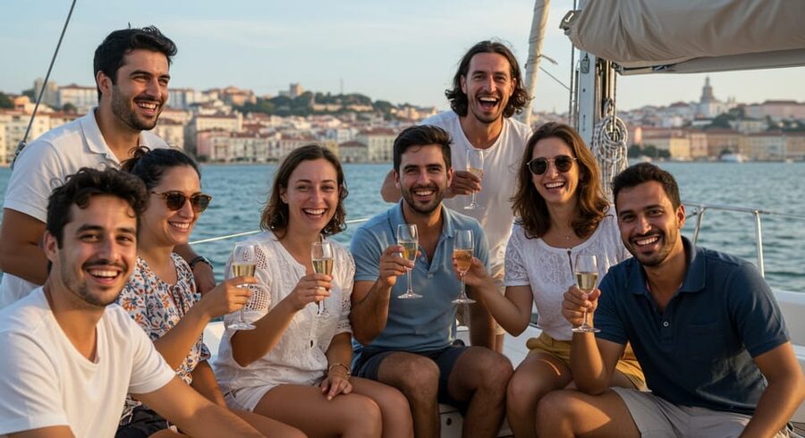 Lisbon: Champagne Sailing Tours - Tagus River sailing: the calm stretch that makes the trip worth it