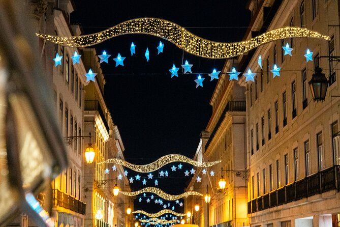 Lisbon Christmas Lights Tuk-Tuk Tour with Local Guide - The Downtown Lights Drive: Arches, Chandeliers, and Big Avenue Views