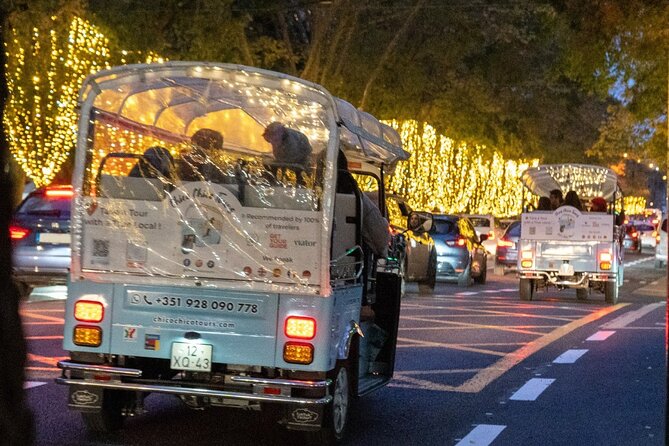 Lisbon Christmas Lights Tuk-Tuk Tour with Local Guide - Miradouro Sao Pedro de Alcantara: Lisbon Lit Below
