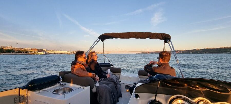 Lisbon: City Boat Cruise Daytime/Sunset/Night with Champagne - Museums and riverfront icons: Art Museum, Electricity Museum, and Belém Tower