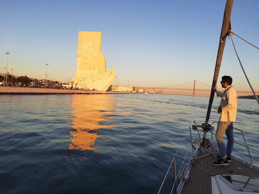 Lisbon: City Skyline Sailboat Cruise with Drink and Snacks - Getting there on time: dock access and shared-tour pacing