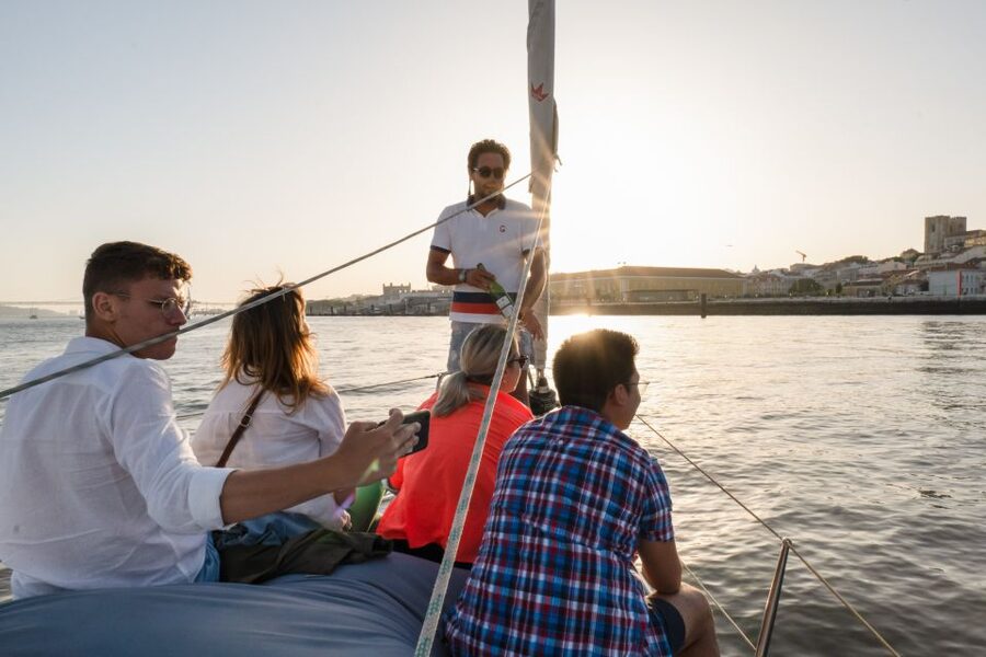 Lisbon: Daytime/Sunset/Night City Sailboat Tour with Drink - Finding the boat at Gate 1 in Doca de Belém
