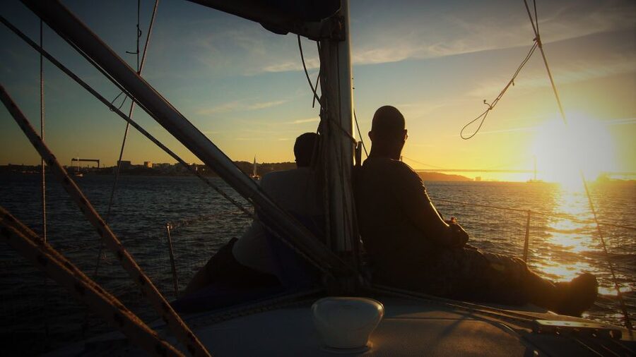 Lisbon: Enjoy a Sunset or Night Tagus River Sailboat Cruise - North bank cruising: Terreiro do Paço, Cais do Sodré, and the Museum of Electricity