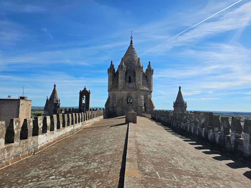 Lisbon: Évora (w/ Cathedral & Bones), Cartuxa & Cork Factory - Évora Cathedral and the rooftop climb you will be glad you did