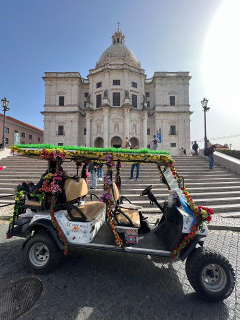 LISBON : EXPLORE OLD TOWN ALFAMA BY ELECTRIC TUK TUK - National Pantheon of Santa Engracia and Santa Clara Pass-By