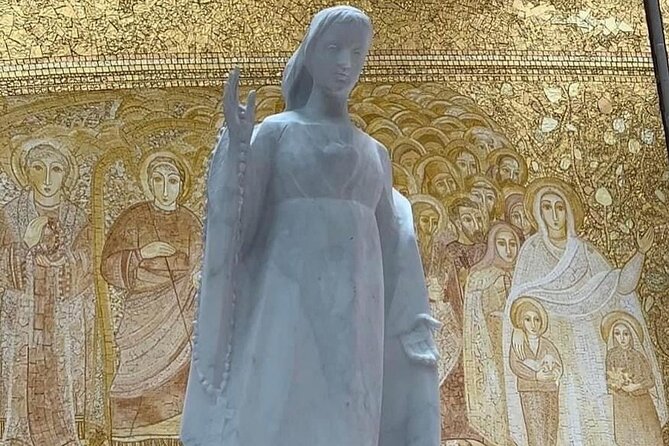Lisbon: Fátima Pilgrimage Tour – Small Group Spiritual Experience - Sanctuary of the Holy Trinity, a modern contrast with strong views