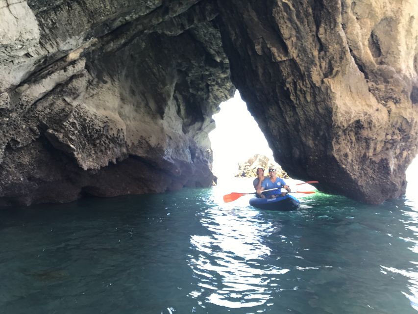 Lisbon: Full-Day Sesimbra Kayak Tour with Picnic - Ribeiro do Cavalo Beach, The Blue Coast You Can Only Paddle To