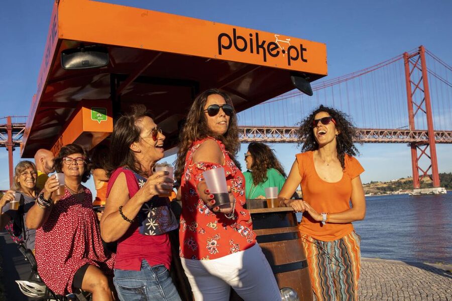 Lisbon: Fun Beer Bike by the Seafront - Seating Choices, Group Size, and How the Bike Actually Works