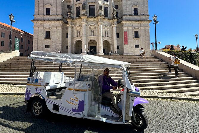 Lisbon Half Day Tour: Alfama & Belém by Tuk Tuk (Always Private) - Sé Cathedral and Roman Theatre ruins, history in two quick bites
