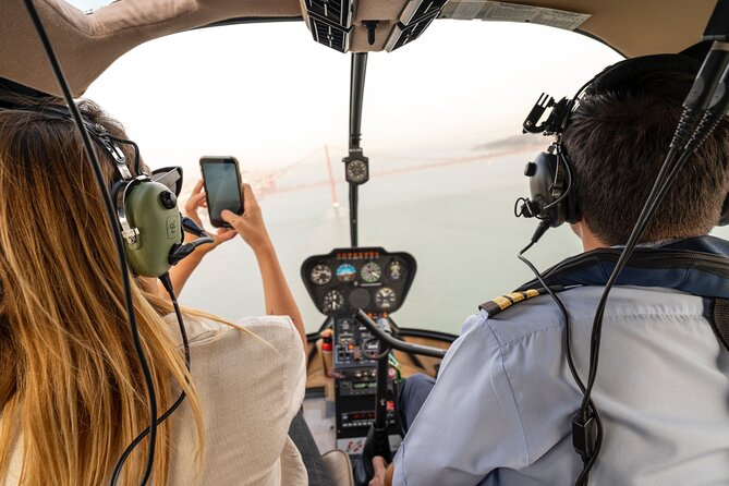 Lisbon Helicopter Flight: City & Coastline Views - 25 de Abril Bridge plus Christ the King Monument: the close-up moment