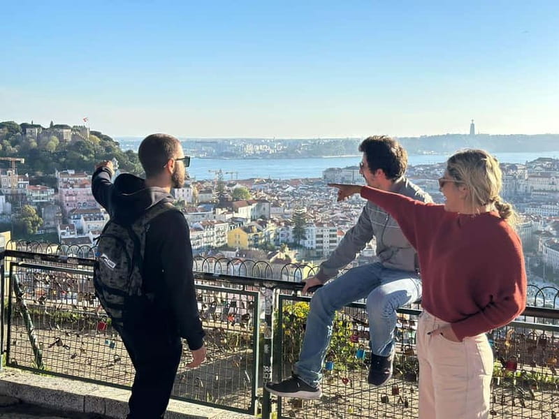 Lisbon Highlights: Private Tuk Tuk Sightseeing City Tour - Largo do Carmo, Carmo Convent ruins, and São Pedro de Alcântara: the skyline combo