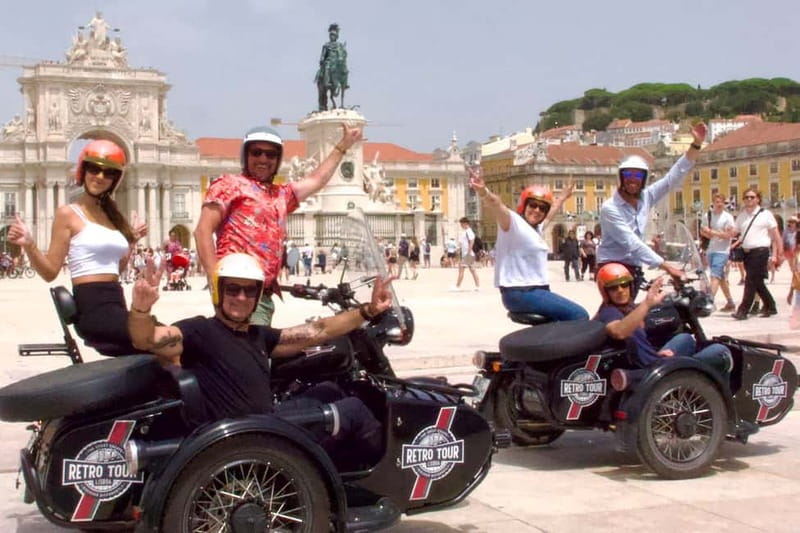 Lisbon : Historic Motorcycle Side-car Tour 1H - Key highlights you will feel in the ride
