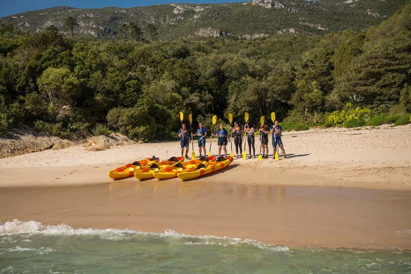 Lisbon: Kayak Tour Arrábida Natural Park, Setubal, Sesimbra - The Bay Route: Praia dos Coelhos, Galápos and Galapinhos, toward Figueirinha