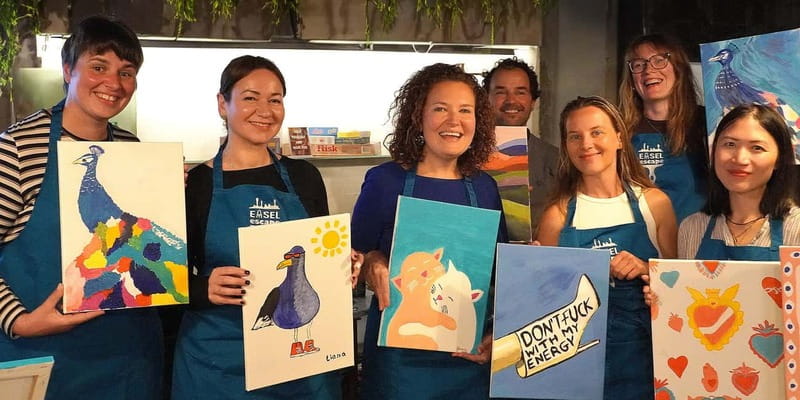 Lisbon: Paint & Unlimited Wine Experience | Easel Escape - Key Highlights You Should Know Before You Go