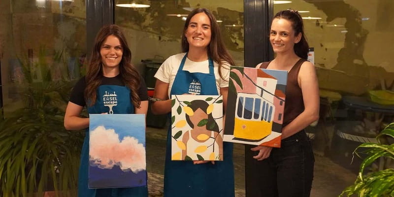 Lisbon: Paint & Unlimited Wine Experience | Easel Escape - Lisbon Location and Vibe: A Different Kind of Sightseeing